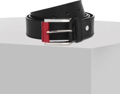 

Ducati Men Casual Black Genuine Leather Belt