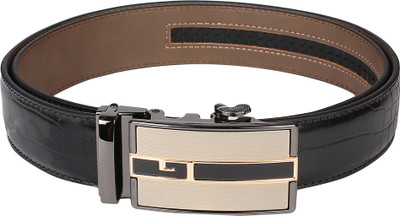 

Egoss Men Casual Black Genuine Leather Reversible Belt