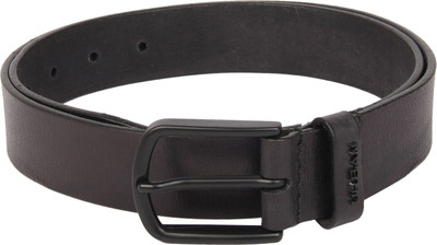 

Blackberrys Men Formal Black Genuine Leather Belt