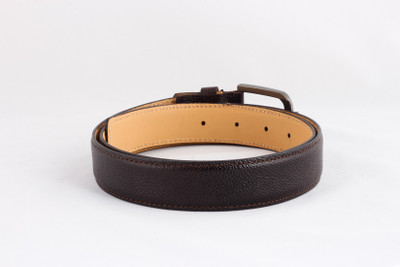 

Induspolo Men Brown Genuine Leather Belt, Stone brown