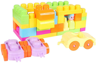

Miss & Chief Toddler 37 Pcs Building Blocks Set For Kids / Children(Multicolor)