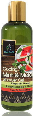 The EnQ Cooling Mint & Melon Shower Gel 200ml/6.76 fl.oz - Paraben free Shower gel(200 ml)