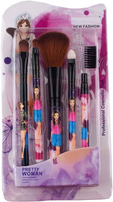 

INAAYA 5Pcs Professional Cosmetic Makeup Brushes Set Lip Face Eyeshadow Blush kit(Pack of 5)