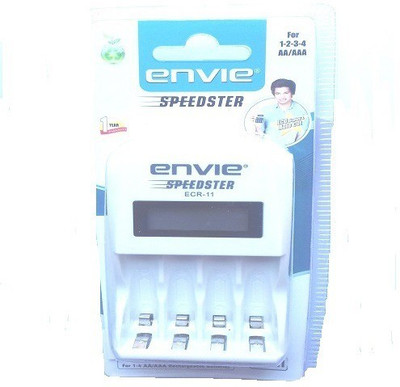 

Envie LCD Charger Camera Battery Charger(White)