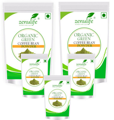 

Zenulife Organic Arabica Green Coffee Beans Powder for Weight Loose Naturally Instant Coffee 100 g (Green Coffee, Unflavoured Flavoured) pack of 4 Instant Coffee 100 g(Pack of 5)
