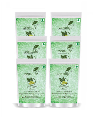 

Zenulife Organic Arabica Green Coffee Beans For Weight Management - 200 GM Pack of 6 + 50 G Free Instant Coffee 200 g(Pack of 6)
