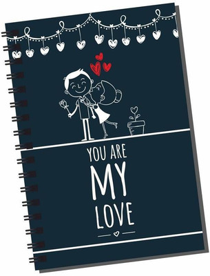 

dpotli A5 Diary(You are my love, Multicolor)