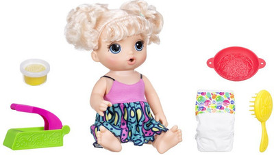 

Baby Alive Super Snacks Snackin' Noodles Baby (Blonde)(Multicolor)