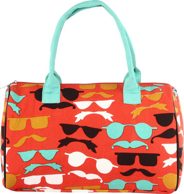 

Sontronix Eco-Friendly Handmade Signature Graphic Design Travel Duffel Bag(White)
