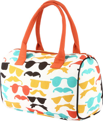 

Sontronix Eco-Friendly Handmade Signature Graphic Design Travel Duffel Bag(Red)