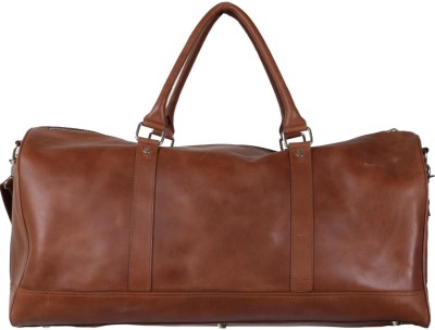 

Tryb Leather Duffle Bag Travel Duffel Bag(Brown)