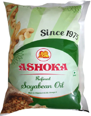 

Ashoka Refined Soyabean Soyabean Oil Pouch(1 L)