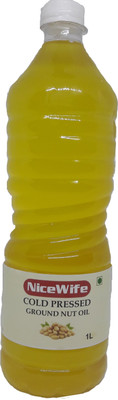 

NiceWife Cold Pressed Groundnut Oil Plastic Bottle(1000.0 ml)
