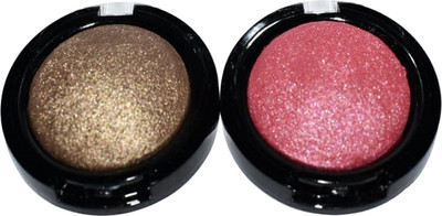 

Platinum Professional 3D Waterproof Eyeshadow For Woman ( Gajri Pink,Metallic Copper) 16 g(Multi)