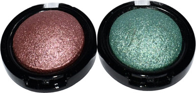 

Platinum Professional 3D Waterproof Eyeshadow For Woman (Rosy Brown , Sea Green ) || All Skin Type || 16 g(Multi)