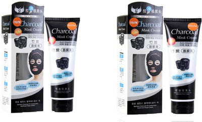 

Shopfleet Charcoal Mask Cream HIGH QUALITY ANTI-BLACKHEAD OIL-CONTROL BAMBOO CHARCOAL MASK CREAM FOR ALL SKIN TONE(Pack of 2)(260 g)