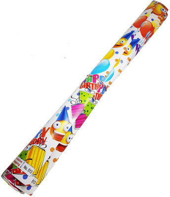 

Prime Gift Wrapping Paper 1 Roll 30 Pcs, Birthday Gift Pack NA plastic holographic metallic paper Gift Wrapper(Multicolor)