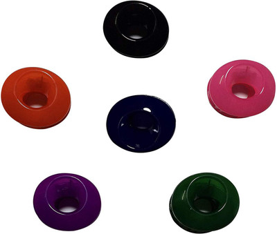

New Arihant Traders New Arihant Traders- Round Shape Hair Clutchers/Clips/Claws for Women & Girls (6 pieces) Hair Claw(Multicolor)