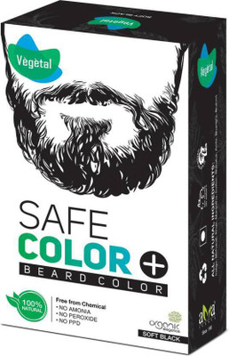 

Vegetal SAFE COLOUR- FOR BEARD Hair Color(SOFT BLACK)