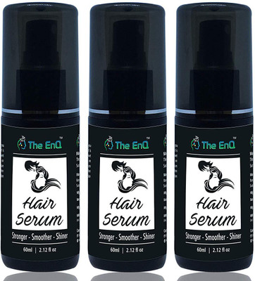 

The EnQ Hair Serum, Nourishing and Frizz Control Serum, 60ml Pack Of 3(60 ml)