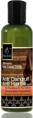 

The EnQ Hair Care Tonic Anti Dandruff Ultimate Anti Hairfall 100% Natural made from Organic Extracts for Men & Women -(200 ml)