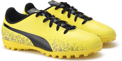 

Puma Boys & Girls Lace Football Shoes(Yellow, Blazing yellow-black