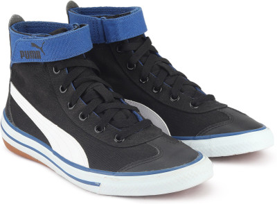 

Puma Boys & Girls Lace Sneakers(Black, Black-white