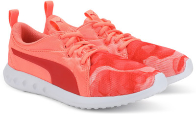 

Puma Girls Lace Running Shoes(Orange, Nrgy peach-poppy red