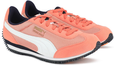 

Puma Boys Lace Sneakers(Orange, Desert flower-white-peacoat