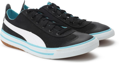 

Puma Boys & Girls Lace Sneakers(Black, Black-white-nrgy turquoise