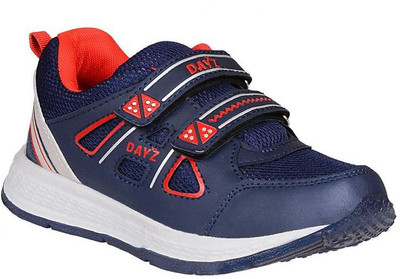 

Dayz Boys Velcro Running Shoes(Blue, Blue;red