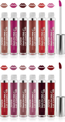 

Seven seas cosmetics makeup 24 h lip paint quick dry matte liquid lipstick set of 1(multicolor 2)