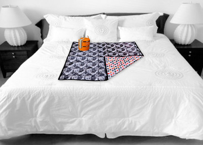 

Shreejee Plastic Baby Bed Protecting Mat(Black, Grey