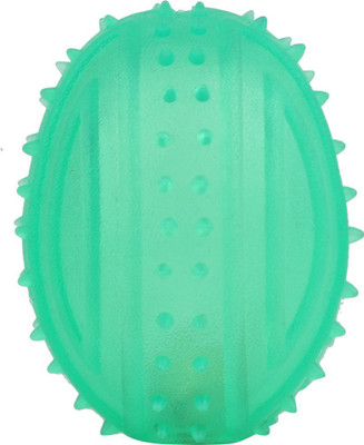 

W9 High Quality Natural Rubber Translucent Drum Shape Ball Toy (With Inside Bell) For Puppy Rubber Chew Toy For Dog