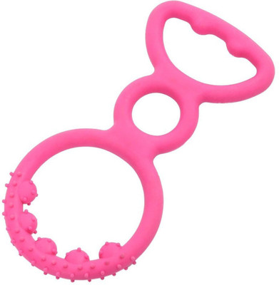 

SRI Natural Colorful Toy with Cute Carrot Puppy/Cat Squeaky Toy -Small (Pink) Rubber Rubber Toy For Dog