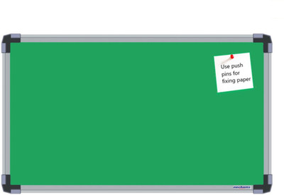 

NECHAMS Fabric Notice Board Green Economy Series 2ft x 2ft Notice Board Bulletin Board(Green)