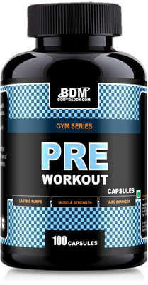 

BodyDaddyMake Pre Workout Capsules 100 BCAA(0.27 pounds, Chocolate)