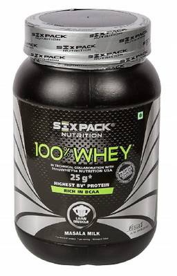 

SIX PACK NUTRITION Masala Milk 100% Whey Protein(1 kg, Masala Milk)