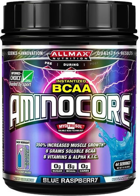 

ALLMAX NUTRITION BCAAs AMINOCORE BCAA(462 g, BLUE RASPBERRY)