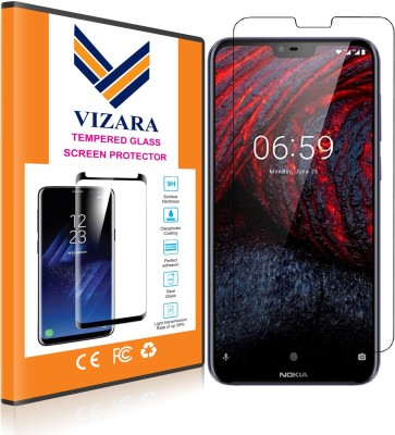 VIZARA Tempered Glass Guard for Nokia 6.1 Plus(Pack of 1)