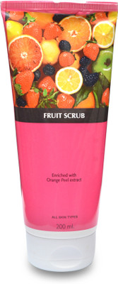 

LUV-LI NATURAL FRESH FRUIT SCRUB GIVES GLOW SKIN, REMOVES BLACK HEADS, HEALTHY AND BRIGHTER SKIN Scrub(200 ml)