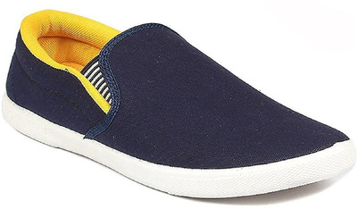 

Long Walk Men Yellow Loafers For Men(Blue