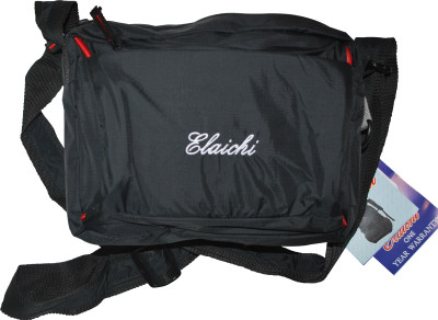 

Elaichi Men & Women Casual Black Nylon Sling Bag