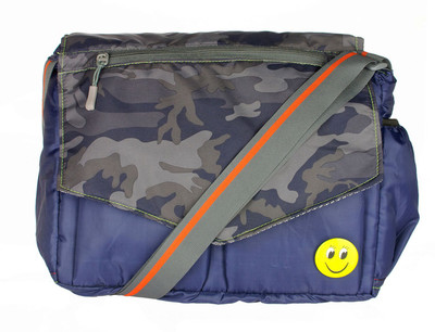 

JG Shoppe Men & Women Casual Blue Nylon Messenger Bag