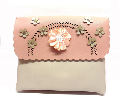 

Ambrosia Women Casual Pink Synthetic Leather Sling Bag