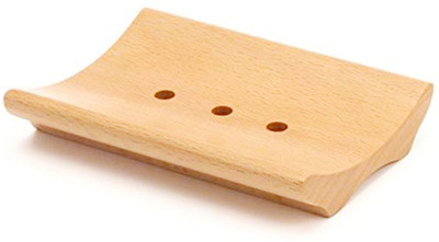 

NAKODAENTERPRISES WOODAN SQ.SOAP STEND(Tan)