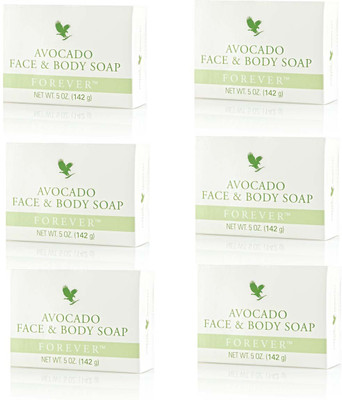 Forever avocado face and body soap 150 g (pack of 6 )(900 g, Pack of 6)