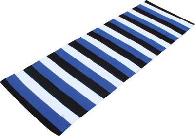 

Ryan Rubber Coated Multicolor 3 mm Yoga Mat, Black;blue;white