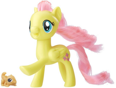 My Little Pony Friends Flutter Shy - 15.2 cm(Yellow, Pink), Pink;yellow