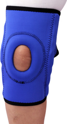 

AEPITO KNEE CAP HINGED WITH OPEN PATELLA GEL PAD Knee Support (, Blue